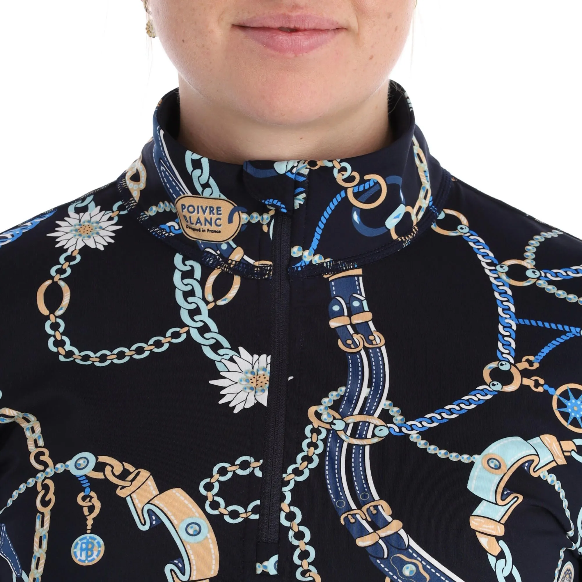 Poivre Blanc, Base Layer Shirt Thermoshirt Damen Jewelry Gothic Blau 7 Poivre Blanc, Base Layer Shirt Thermoshirt Damen Jewelry Gothic Blau – Bild 5