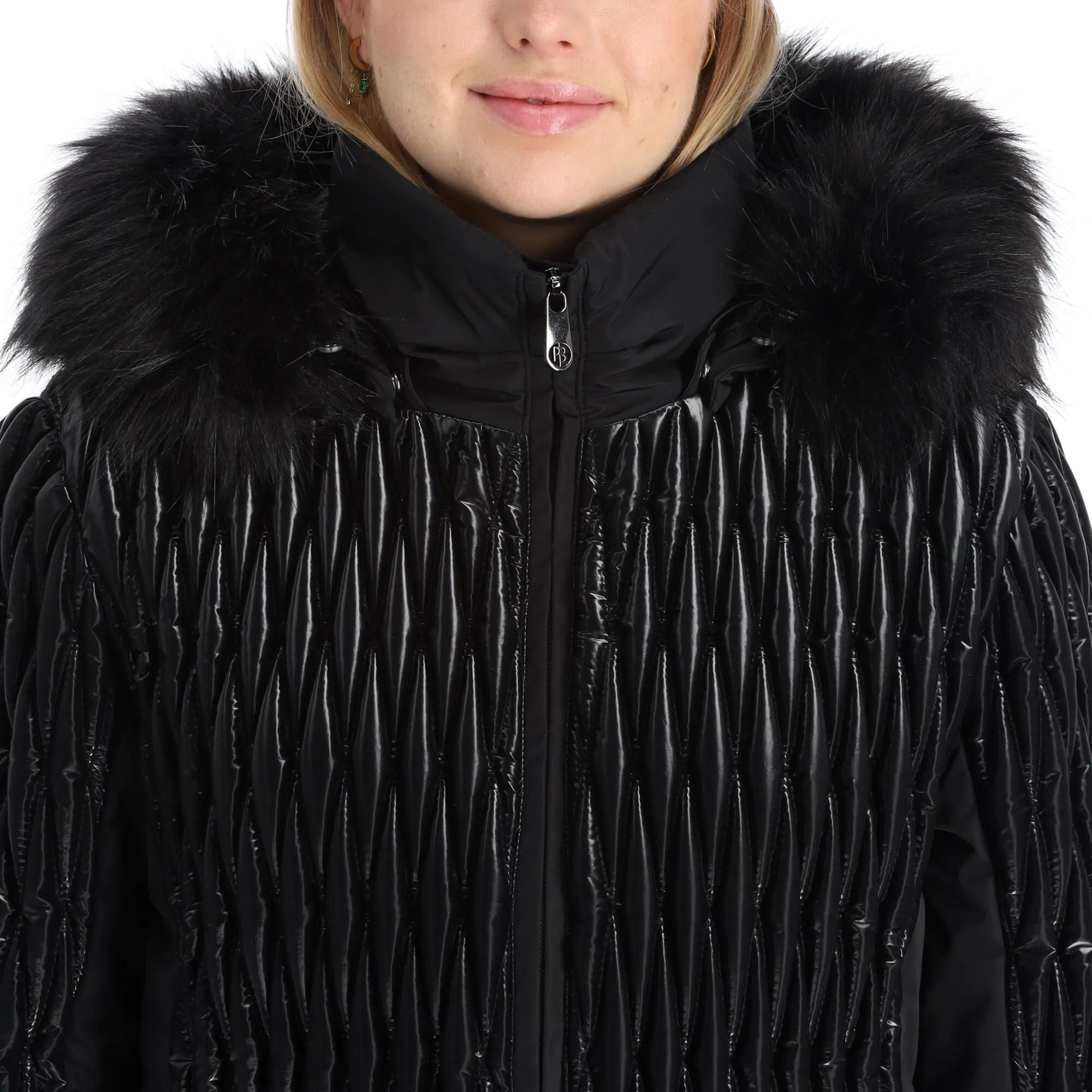 Poivre Blanc, Hybrid Ski Jacket Skijacke Damen Glow Schwarz 11 Poivre Blanc, Hybrid Ski Jacket Skijacke Damen Glow Schwarz – Bild 9