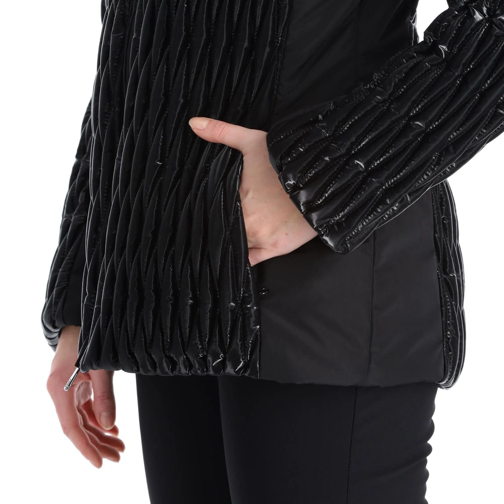 Poivre Blanc, Hybrid Ski Jacket Skijacke Damen Glow Schwarz 16 Poivre Blanc, Hybrid Ski Jacket Skijacke Damen Glow Schwarz – Bild 14