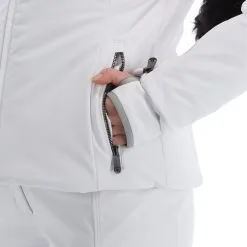 Poivre Blanc, Stretch Ski Jacket Skijacke Damen Fancy Weiß -Icepeak Geschaft poivre blanc stretch ski jacket aa jas gevoerd dames fancy wit 22poivr102v2 BI 13