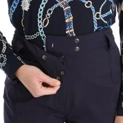 Poivre Blanc, Stretch Ski Pants Skihose Damen Gothic Blau -Icepeak Geschaft poivre blanc stretch ski pants ba skibroek gevoerd dames gothic 22poivr107v4 BI 05