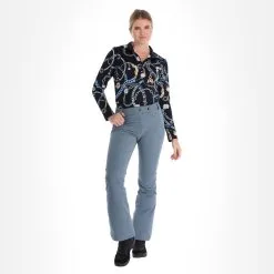 Poivre Blanc, Stretch Ski Pants Skihose Damen Thunder Grau