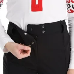 Poivre Blanc, Stretch Ski Pants Skihose Damen Schwarz -Icepeak Geschaft poivre blanc stretch ski pants ba skibroek gevoerd dames zwart 22poivr107v1 BI 05