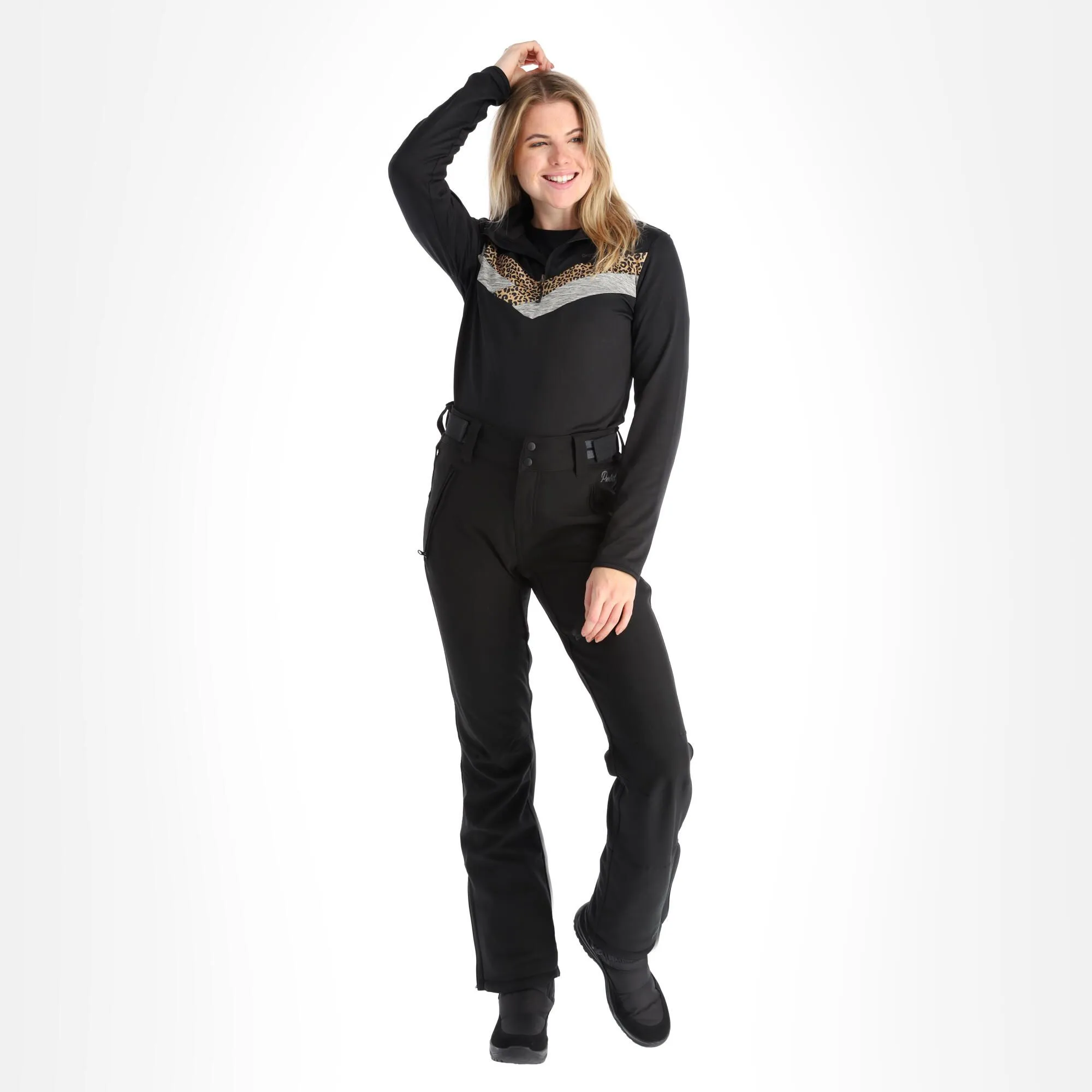 Protest, Lole Softshell Skihose Damen 1 Schwarz 3 Protest, Lole Softshell Skihose Damen 1 Schwarz