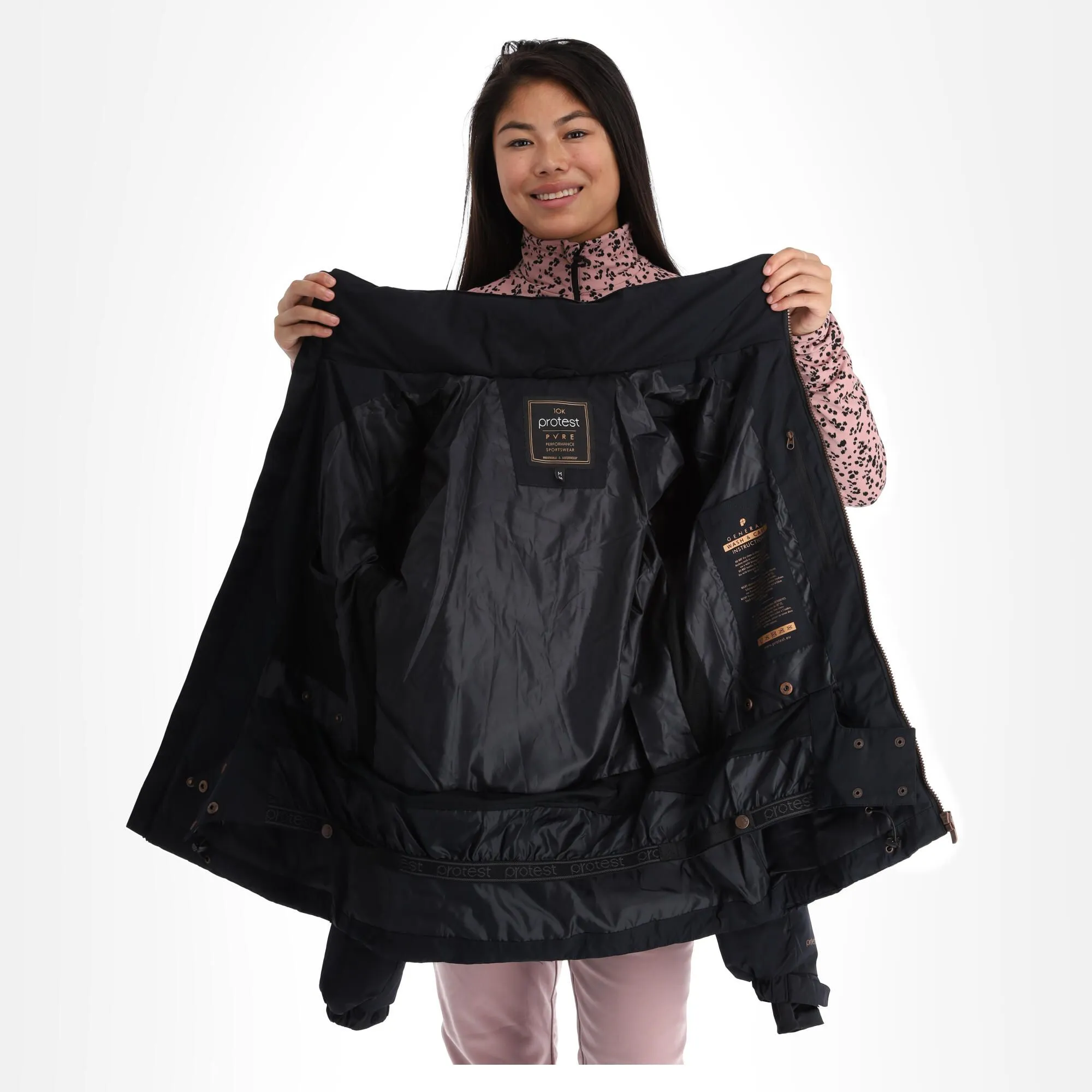 Protest, Prtartss Skijacke Damen True Schwarz 8 Protest, Prtartss Skijacke Damen True Schwarz – Bild 6