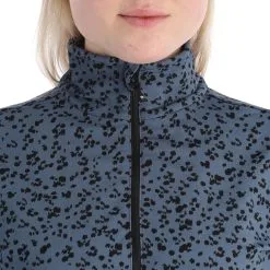 Protest, Prtviolet 1/4 Zip Pullover Damen Manatee Blau -Icepeak Geschaft protest prtviolet 1 4 zip ga ski pully dames manatee blauw 22prote101v3 BI 05