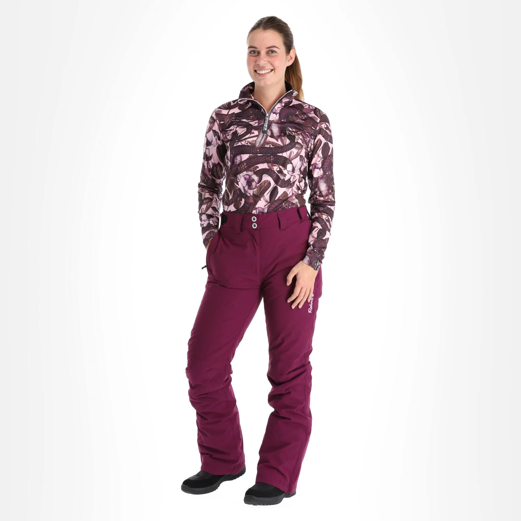 Rehall, Denny-R Skihose Damen Dark Violett 3 Rehall, Denny-R Skihose Damen Dark Violett