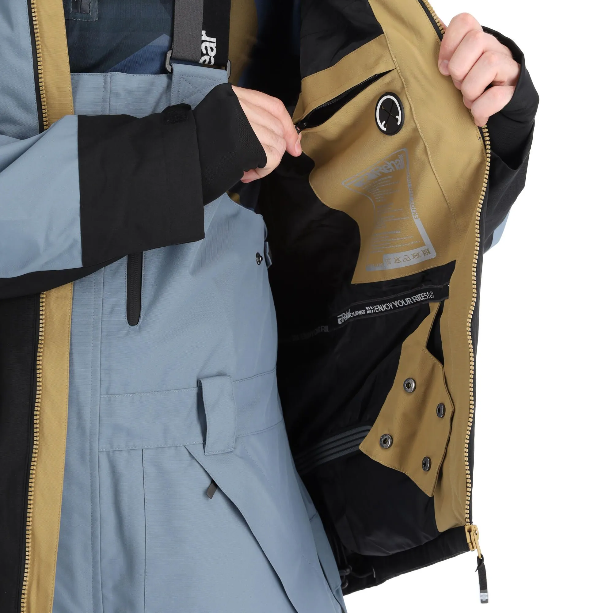 Rehall, Dragon-R Skijacke Herren Mirage Blau 14 Rehall, Dragon-R Skijacke Herren Mirage Blau – Bild 12