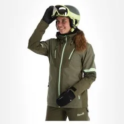 Rehall, Evy-R Skijacke Damen Dusty Olive Grün -Icepeak Geschaft rehall evy r aa jas gevoerd dames dusty olive groen 22rehal139v1 BI 04