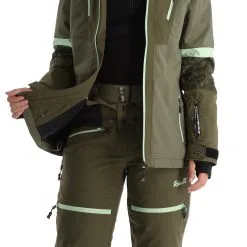 Rehall, Evy-R Skijacke Damen Dusty Olive Grün -Icepeak Geschaft rehall evy r aa jas gevoerd dames dusty olive groen 22rehal139v1 BI 09