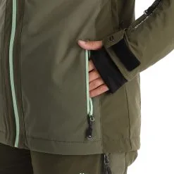 Rehall, Evy-R Skijacke Damen Dusty Olive Grün -Icepeak Geschaft rehall evy r aa jas gevoerd dames dusty olive groen 22rehal139v1 BI 12