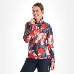 Rehall, Isa-R Pullover Damen Stars Coral Rosa -Icepeak Geschaft rehall isa r ga ski pully dames stars coral roze 22rehal151v2 BI 04