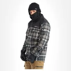 Rehall, Jerome-R Winterjacke Herren Checks Schwarz -Icepeak Geschaft rehall jerome r ae winterjas heren checks zwart AE11reh111a BI 04