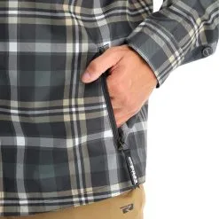 Rehall, Jerome-R Winterjacke Herren Checks Schwarz -Icepeak Geschaft rehall jerome r ae winterjas heren checks zwart AE11reh111a BI 08