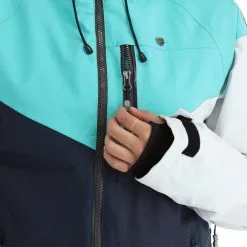 Rehall, June-R Skijacke Damen Aqua Blau -Icepeak Geschaft rehall june r aa jas gevoerd dames aqua blauw 22rehal141v1 BI 09