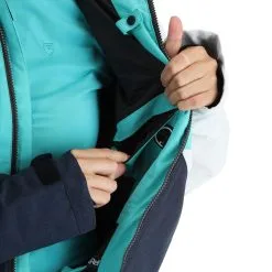 Rehall, June-R Skijacke Damen Aqua Blau -Icepeak Geschaft rehall june r aa jas gevoerd dames aqua blauw 22rehal141v1 BI 12