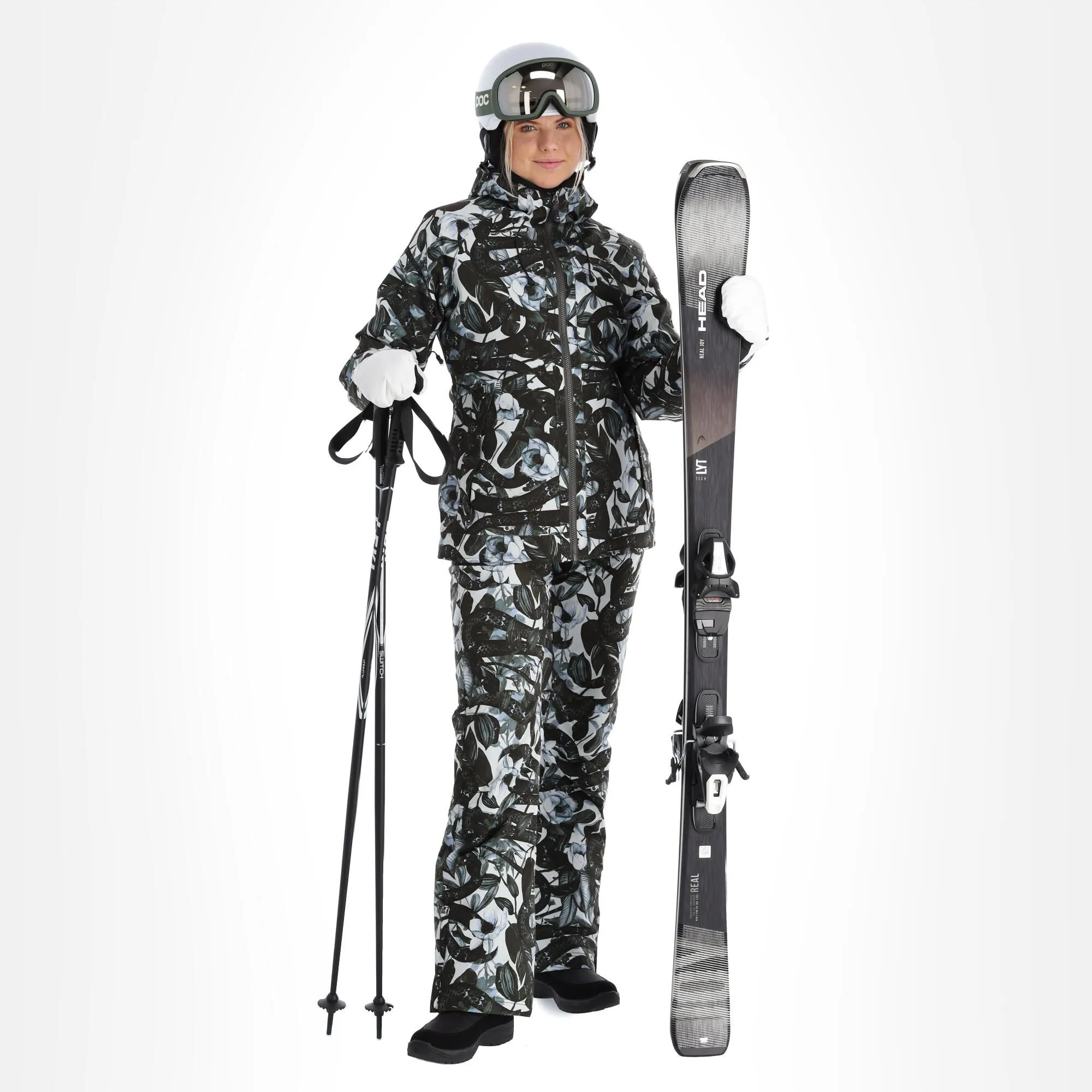 Rehall, Kiki-R Skijacke Damen Snake Blau 3 Rehall, Kiki-R Skijacke Damen Snake Blau