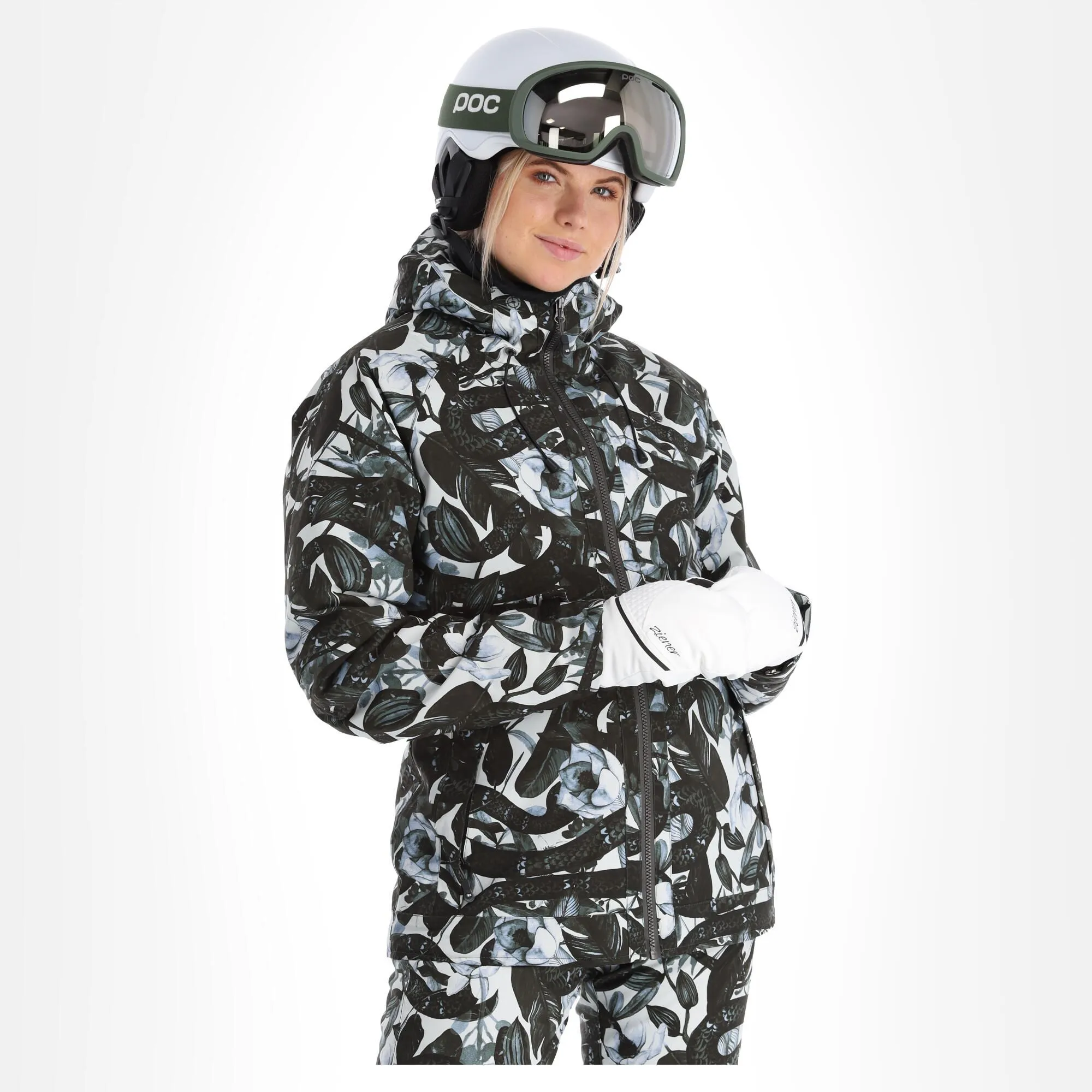 Rehall, Kiki-R Skijacke Damen Snake Blau 6 Rehall, Kiki-R Skijacke Damen Snake Blau – Bild 4