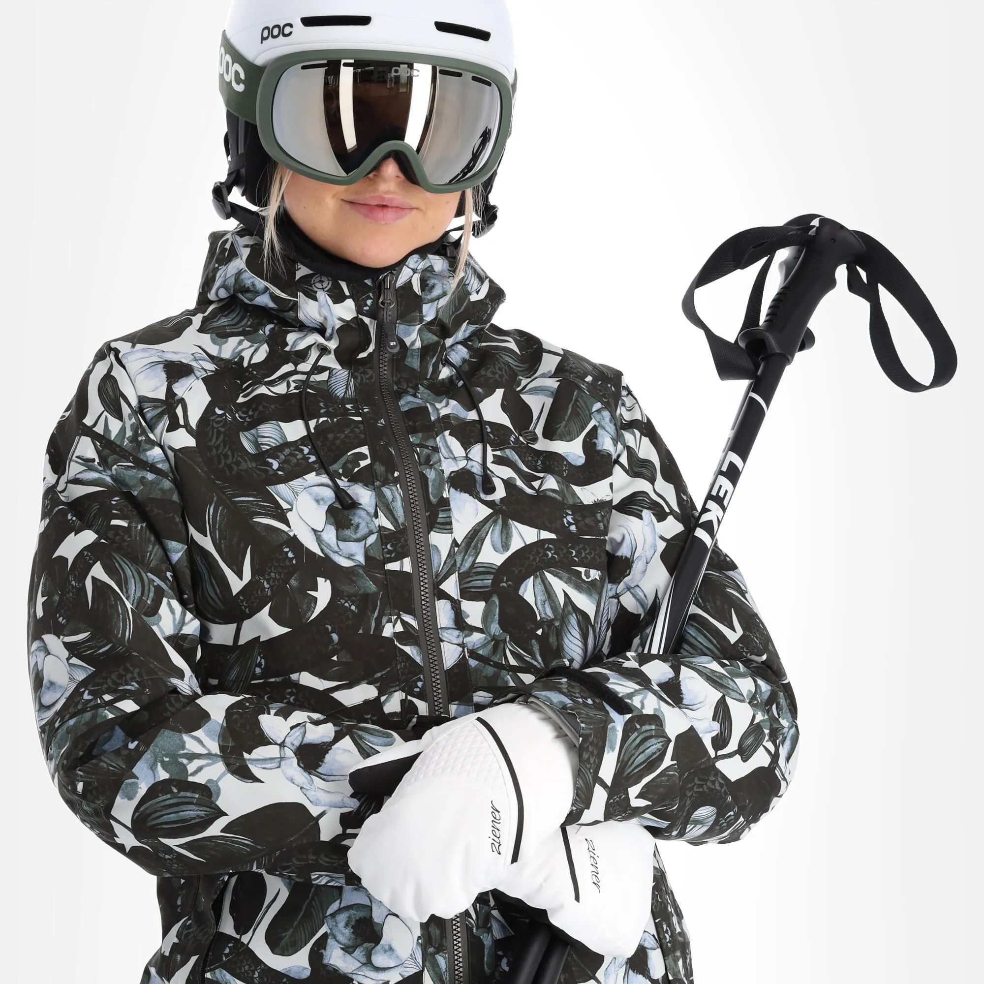 Rehall, Kiki-R Skijacke Damen Snake Blau 7 Rehall, Kiki-R Skijacke Damen Snake Blau – Bild 5