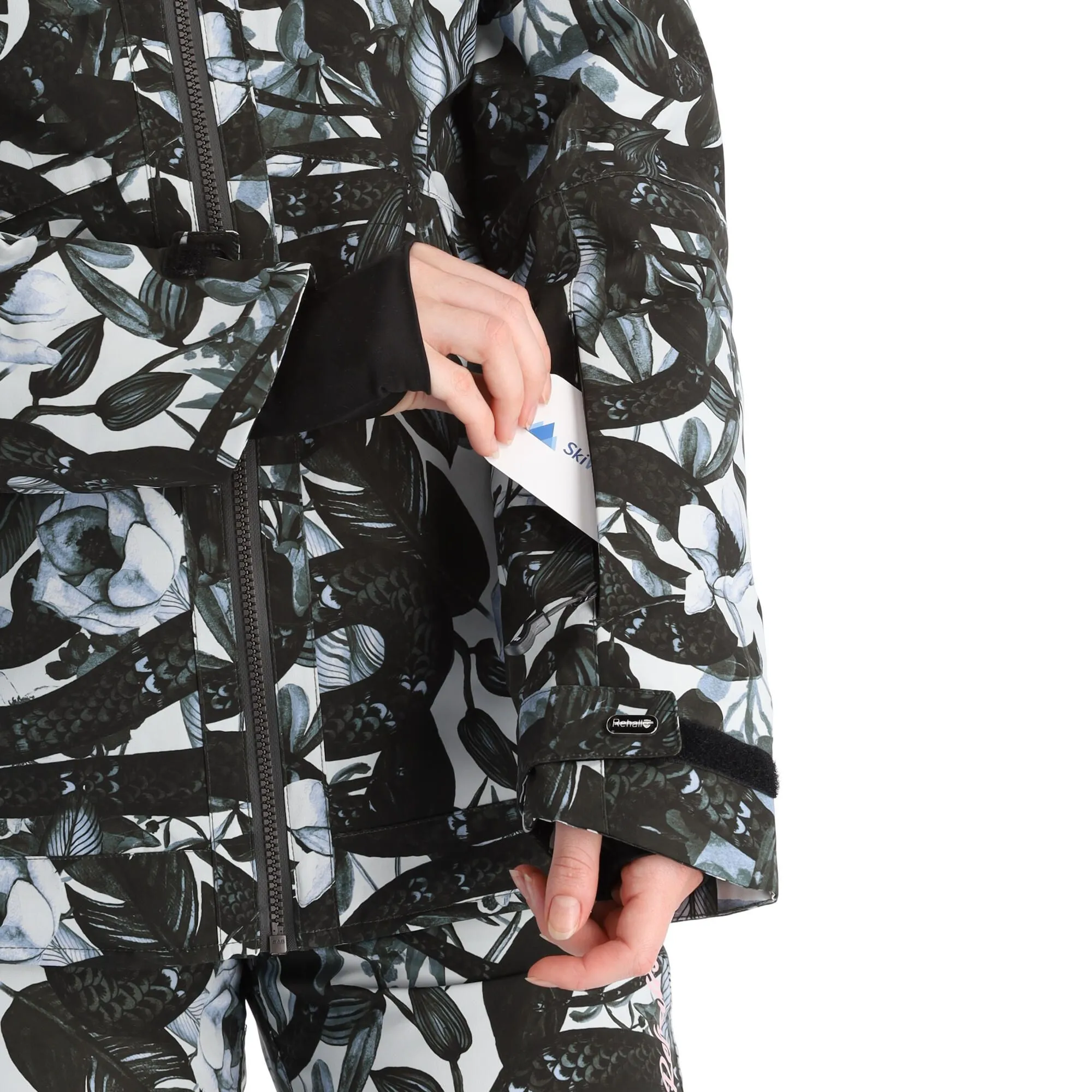 Rehall, Kiki-R Skijacke Damen Snake Blau 10 Rehall, Kiki-R Skijacke Damen Snake Blau – Bild 8