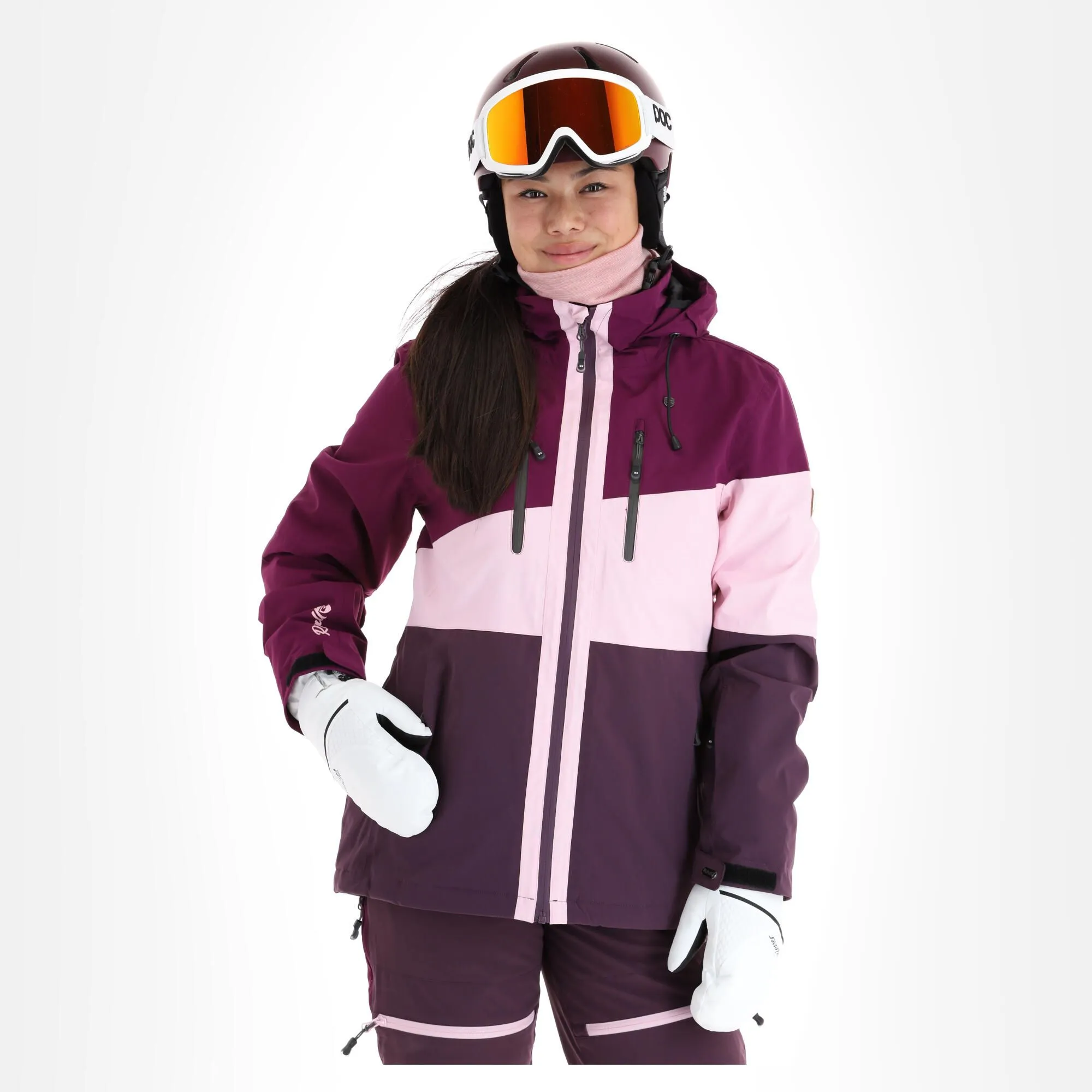 Rehall, Ricky-R Skijacke Damen Dark Violett 4 Rehall, Ricky-R Skijacke Damen Dark Violett – Bild 2