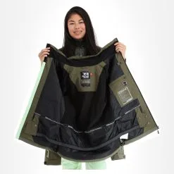 Rehall, Ricky-R Skijacke Damen Olive Grün -Icepeak Geschaft rehall ricky r aa jas gevoerd dames olive groen 22rehal140v1 BI 06