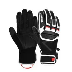 Reusch, Pro Rc Skihandschuhe Unisex Fire Rot, Schwarz, Weiß
