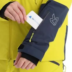 Rock Experience, Aiguille Skijacke Herren Citronelle Blue Nights Gelb -Icepeak Geschaft rock experience aiguille aa jas gevoerd heren citronelle blue 22rocke103v2 BI 07