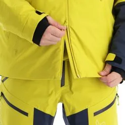 Rock Experience, Aiguille Skijacke Herren Citronelle Blue Nights Gelb -Icepeak Geschaft rock experience aiguille aa jas gevoerd heren citronelle blue 22rocke103v2 BI 09