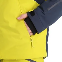 Rock Experience, Aiguille Skijacke Herren Citronelle Blue Nights Gelb -Icepeak Geschaft rock experience aiguille aa jas gevoerd heren citronelle blue 22rocke103v2 BI 10