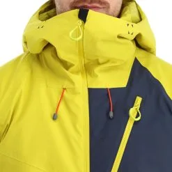 Rock Experience, Aiguille Skijacke Herren Citronelle Blue Nights Gelb -Icepeak Geschaft rock experience aiguille aa jas gevoerd heren citronelle blue 22rocke103v2 BI 11