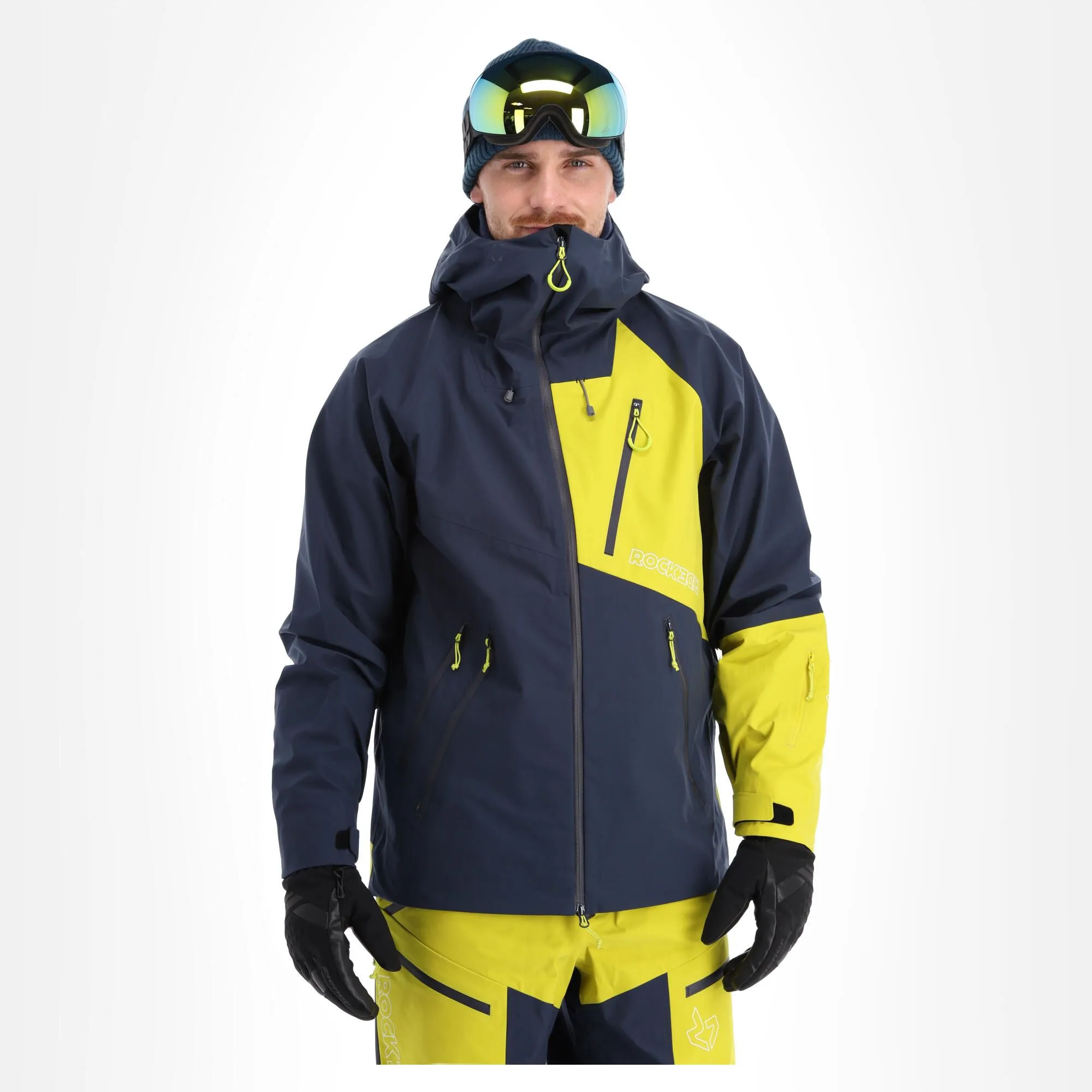Rock Experience, Ice Thriller Hardshell Skijacke Herren Citronelle Nights Blau 4 Rock Experience, Ice Thriller Hardshell Skijacke Herren Citronelle Nights Blau – Bild 2