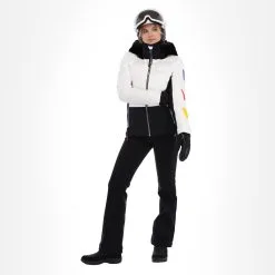 Rossignol, Twins Down Jc De Castelbajac Skijacke Damen Weiß