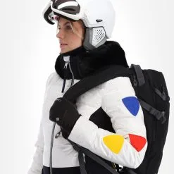 Rossignol, Twins Down Jc De Castelbajac Skijacke Damen Weiß -Icepeak Geschaft rossignol twins down jc de castelbajac aa jas gevoerd dames wit 22rossi106v1 BI 05