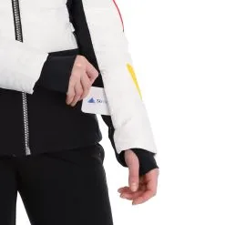 Rossignol, Twins Down Jc De Castelbajac Skijacke Damen Weiß -Icepeak Geschaft rossignol twins down jc de castelbajac aa jas gevoerd dames wit 22rossi106v1 BI 08