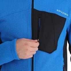 Spyder, Bandit Full Zip Jacke Herren Collegiate Blau -Icepeak Geschaft spyder bandit full zip ea vest heren collegiate blauw 22spyde145v5 BI 09