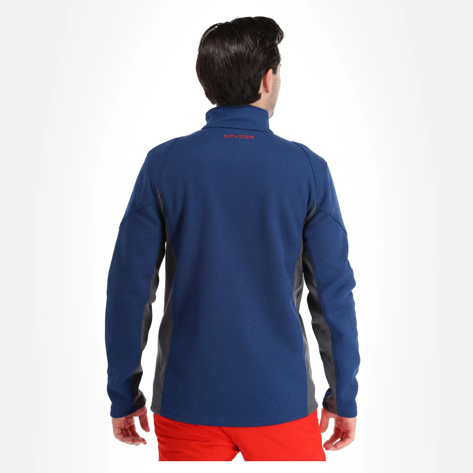 Spyder, Bandit Half Zip Pullover Herren Abyss Blau 5 Spyder, Bandit Half Zip Pullover Herren Abyss Blau – Bild 3