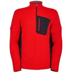 Spyder, Bandit Half Zip Pullover Herren Volcano Rot -Icepeak Geschaft spyder bandit half zip trui heren volcano rood EB10spy041d BI 00 2