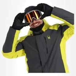 Spyder, Copper Skijacke Herren Zilver -Icepeak Geschaft spyder copper aa jas gevoerd heren zilver 22spyde136v3 BI 05