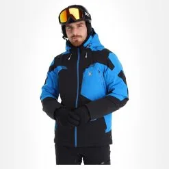 Spyder, Leader Skijacke Herren Blau, Schwarz 18 Spyder, Leader Skijacke Herren Blau, Schwarz -Icepeak Geschaft spyder leader aa jas gevoerd heren blauw zwart 22spyde133v2 BI 04