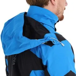 Spyder, Leader Skijacke Herren Blau, Schwarz 24 Spyder, Leader Skijacke Herren Blau, Schwarz -Icepeak Geschaft spyder leader aa jas gevoerd heren blauw zwart 22spyde133v2 BI 10