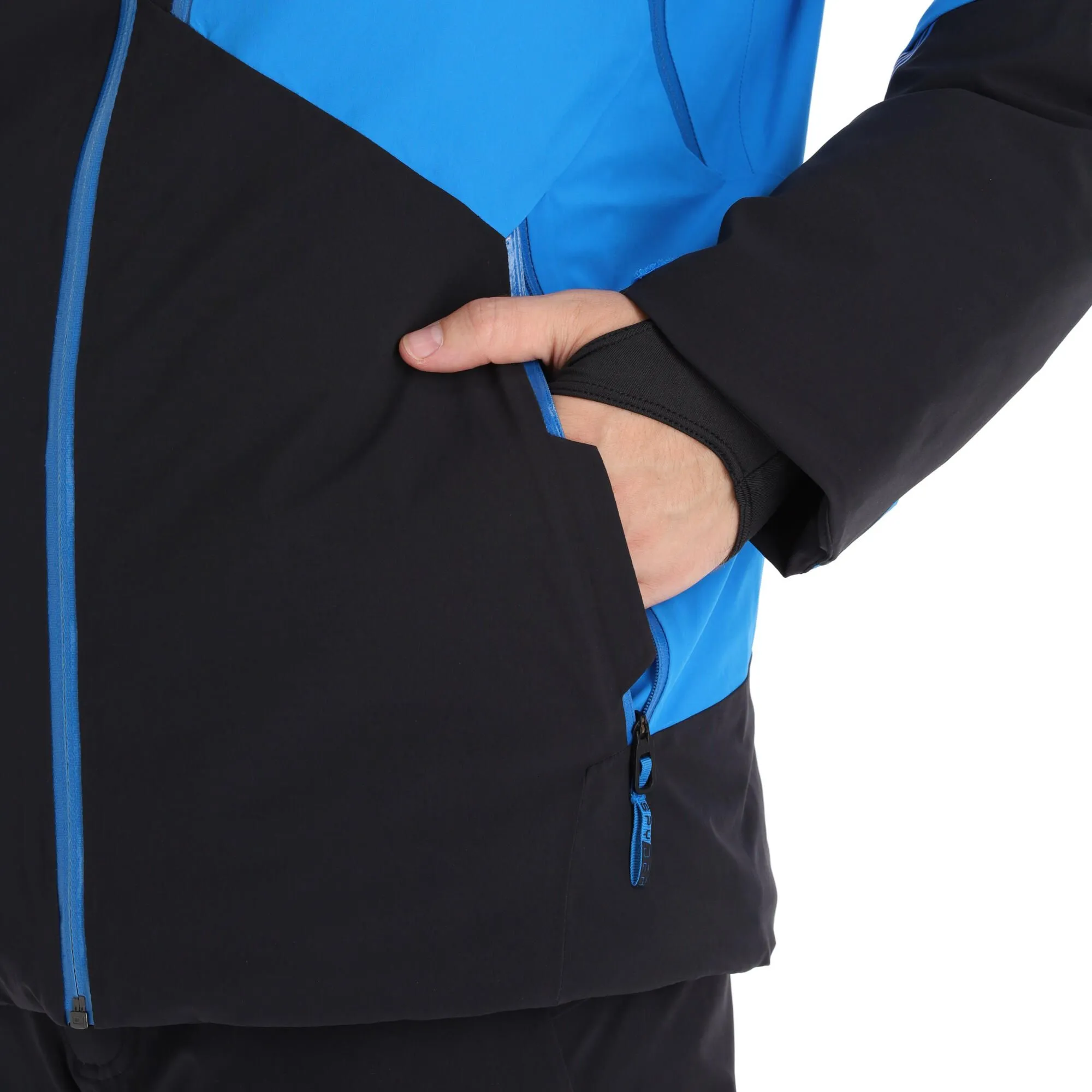 Spyder, Leader Skijacke Herren Blau, Schwarz 15 Spyder, Leader Skijacke Herren Blau, Schwarz – Bild 13