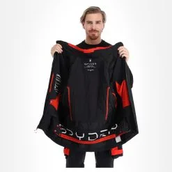 Spyder, Monterosa Gtx Skijacke Herren Volcano Rot, Schwarz -Icepeak Geschaft spyder monterosa gtx aa jas gevoerd heren charcoal grijs zwart 22spyde116v1 BI 06