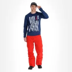 Spyder, Pump Lightweight Pullover Herren Usa Abyss Blau