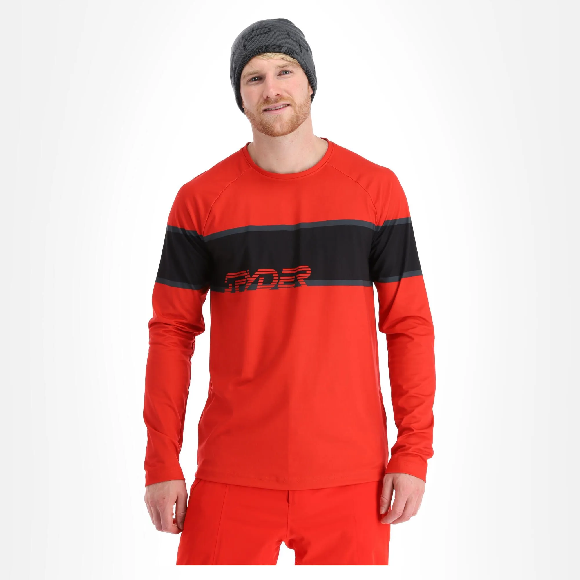 Spyder, Pump Lightweight Pullover Herren Volcano Rot 4 Spyder, Pump Lightweight Pullover Herren Volcano Rot – Bild 2