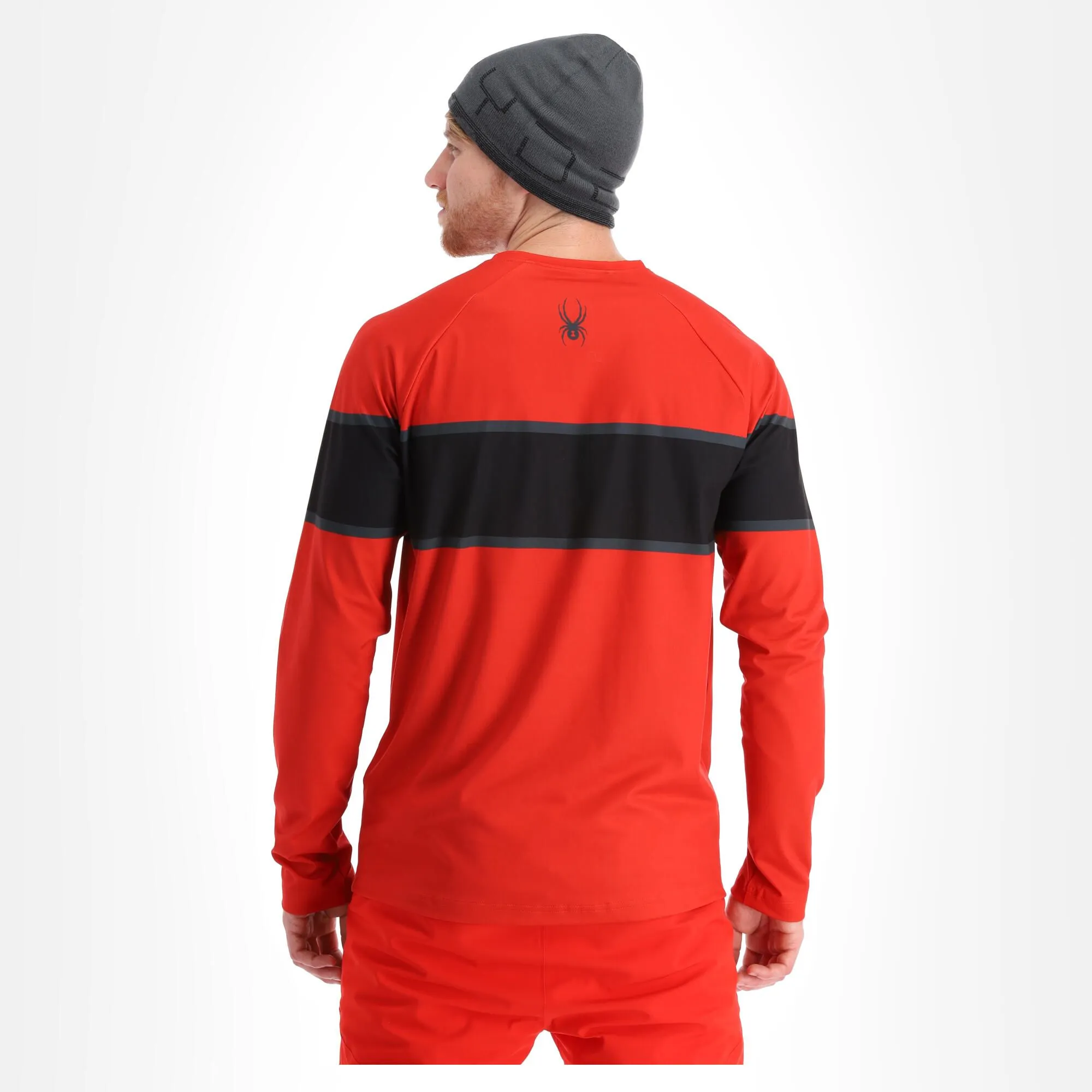Spyder, Pump Lightweight Pullover Herren Volcano Rot 5 Spyder, Pump Lightweight Pullover Herren Volcano Rot – Bild 3