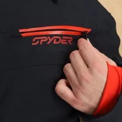 Spyder, Seventy - Eight Skijacke Herren Charcoal Braun, Schwarz -Icepeak Geschaft spyder seventy eight aa jas gevoerd heren charcoal bruin zwart 22spyde135v2 BI 13