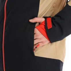 Spyder, Seventy - Eight Skijacke Herren Charcoal Braun, Schwarz -Icepeak Geschaft spyder seventy eight aa jas gevoerd heren charcoal bruin zwart 22spyde135v2 BI 15