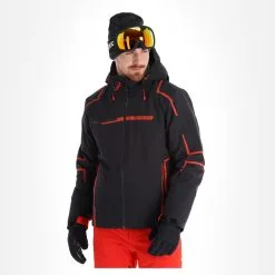 Spyder, Titan Skijacke Herren Schwarz -Icepeak Geschaft spyder titan aa jas gevoerd heren zwart 22spyde134v1 BI 04