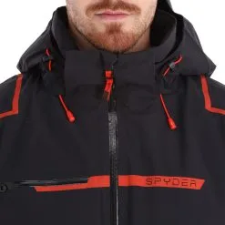 Spyder, Titan Skijacke Herren Schwarz -Icepeak Geschaft spyder titan aa jas gevoerd heren zwart 22spyde134v1 BI 07
